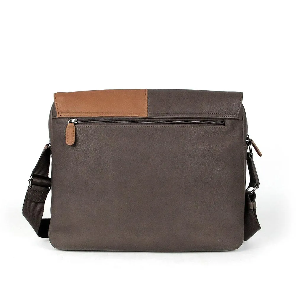 Picard Dallas Men's Leather Messenger Bag (Cafe)