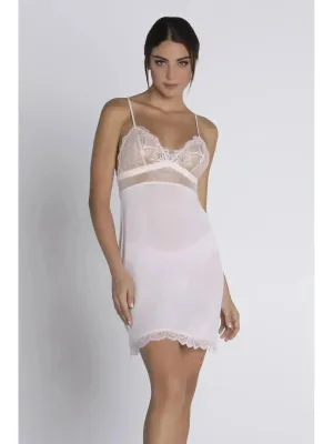 Rose Sublime Dentelle Chemise