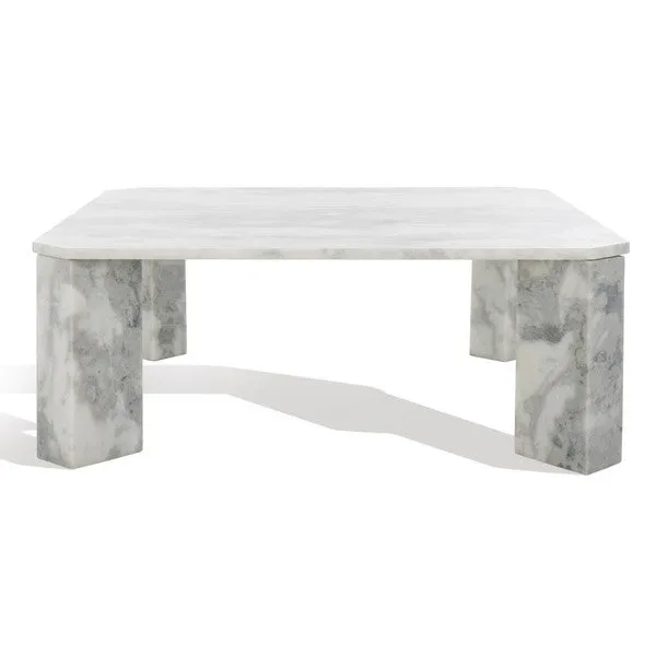 Safavieh Couture Daysi Square Marble Coffee Table, SFV9710