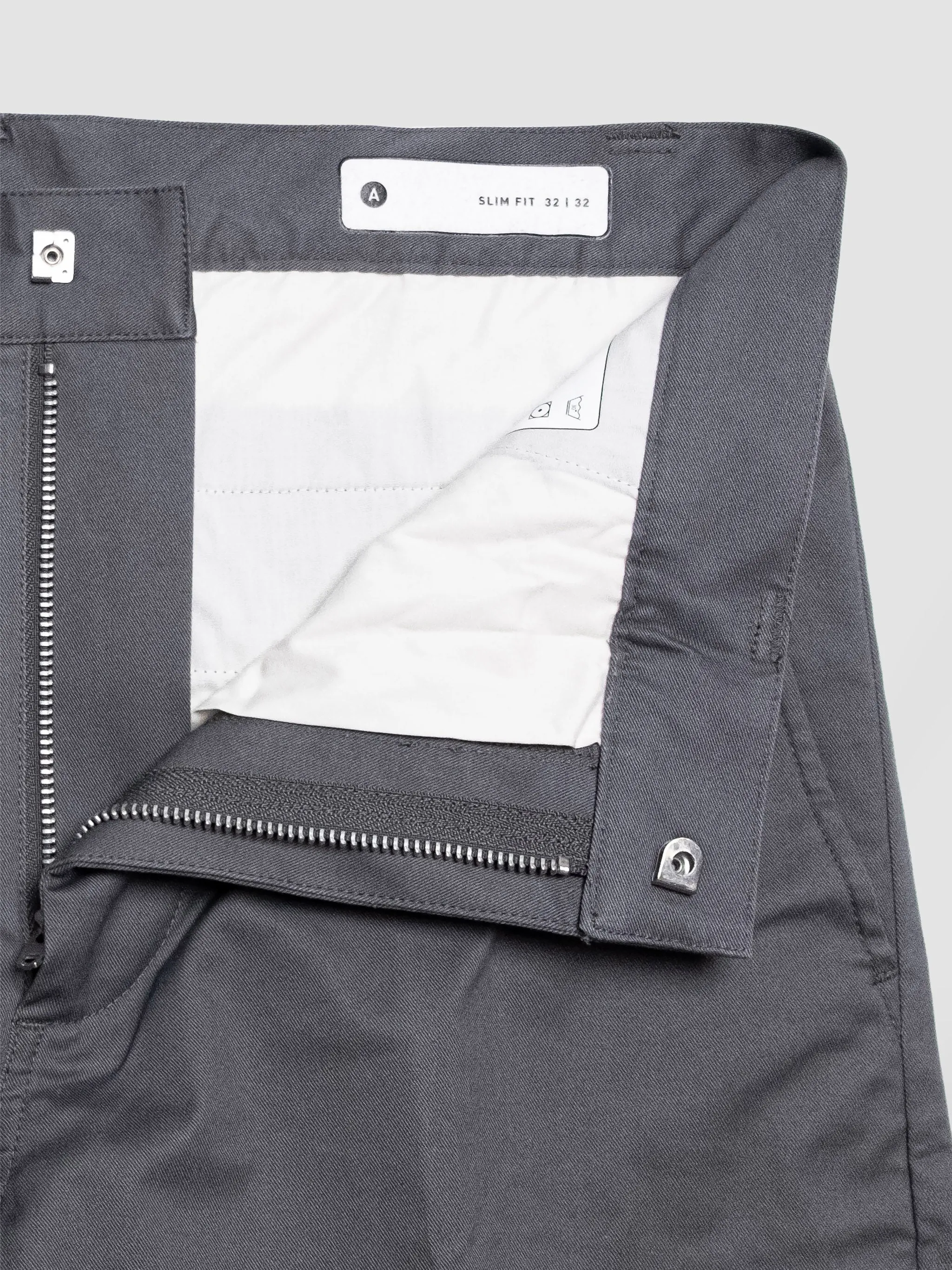 Slim Fit Chino Pant Charcoal Gray