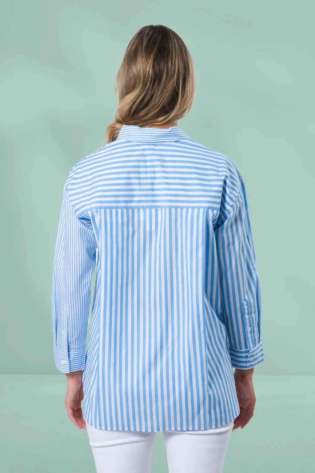 Stella and Gemma Essentials Shirt Azure Blue