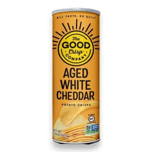 THE GOOD CRISP COMPANY - AGED WHITE CHEDDAR CHIPS