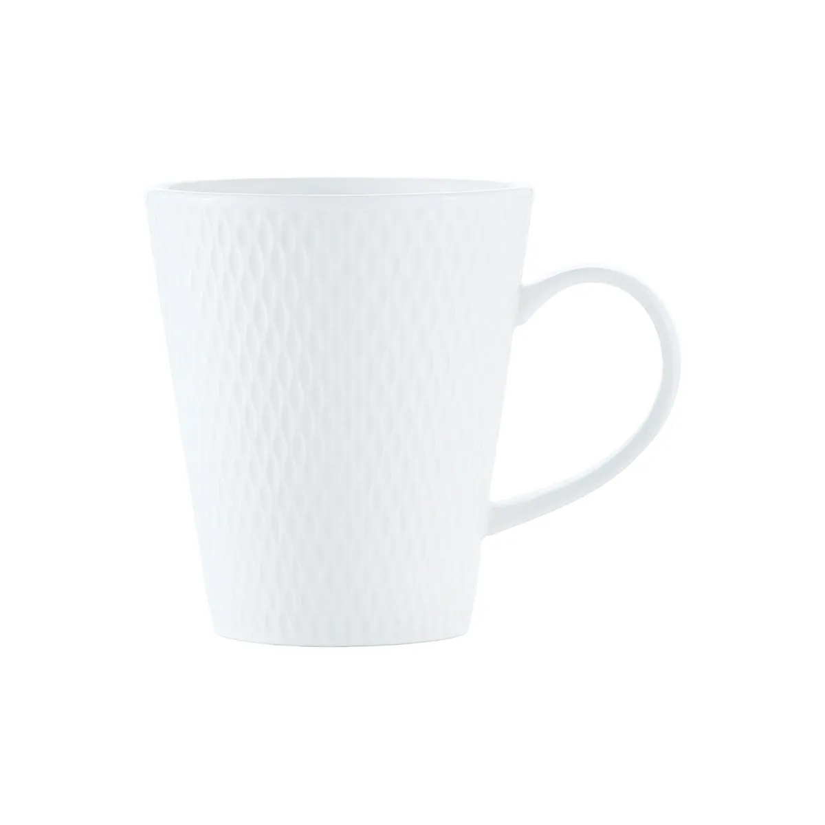 White Basics Diamonds Conical Mug 350ml