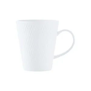 White Basics Diamonds Conical Mug 350ml